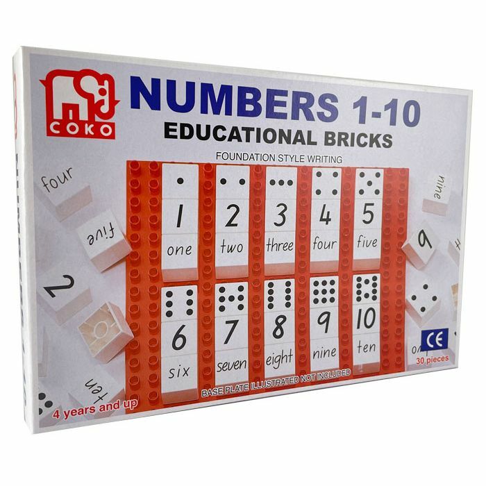 Coko Bricks Numbers 1-10